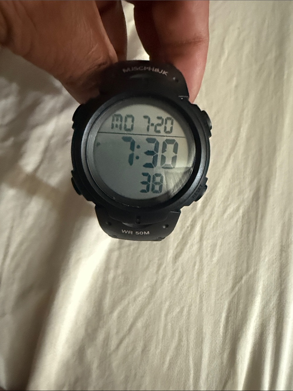 MJSCPHBJK Mens Digital Sports Watch, Waterproof LED Screen Large Face